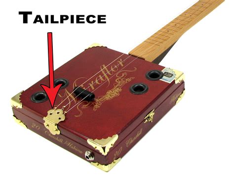 how to make a cigar box style electric guitar|cigar box guitar tailpiece ideas.